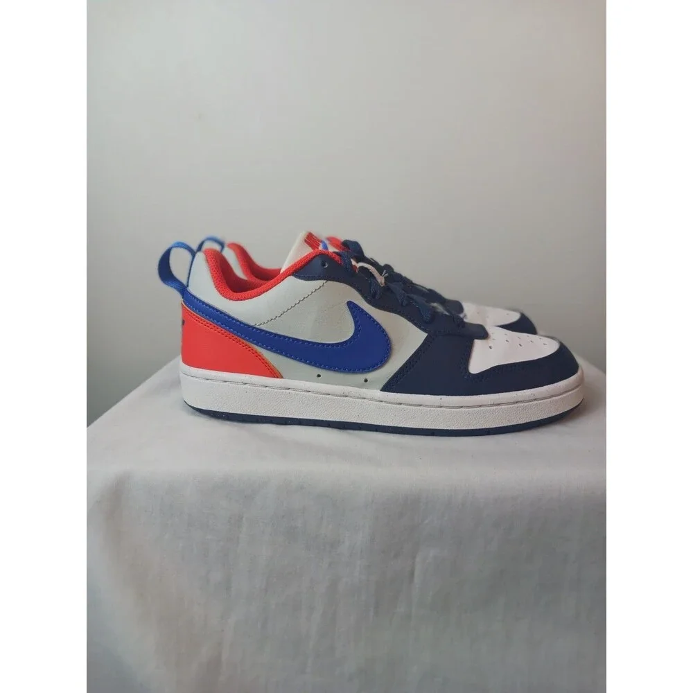 Nike Court Borough Low Recraft GS Midnight Navy Team Orange Kid Youth DV5456-401